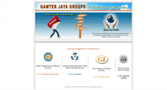 Desktop Screenshot of gamterjayagroups.com